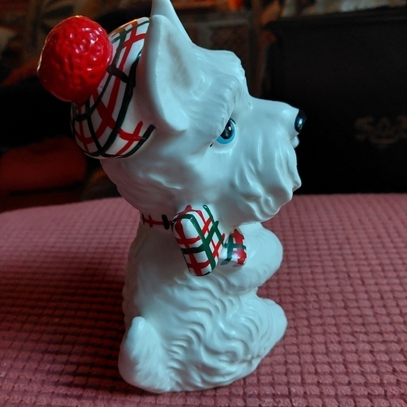 Vintage* Collectible Ceramic Scottish Scotty Bank - Picture 2 of 6